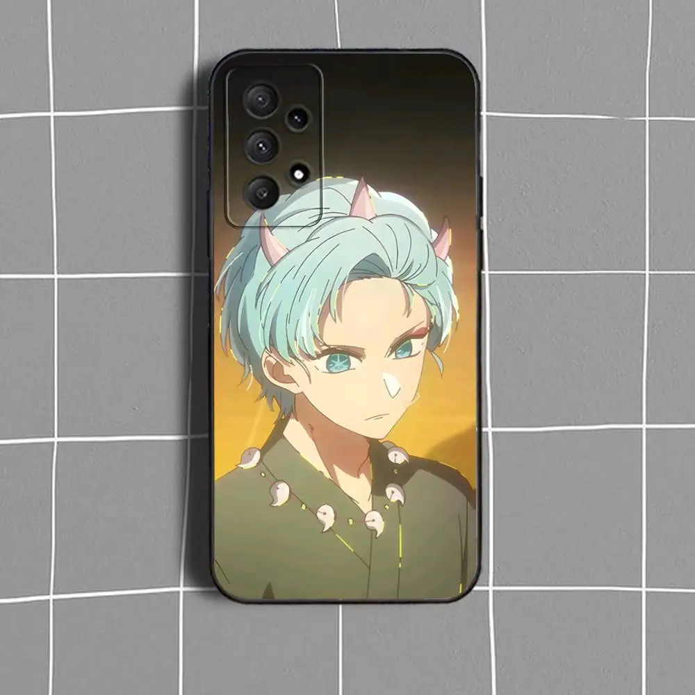 Oshi N-No Ko A-AquaS Capa de telefone para Samsung Galaxy A73,31,32,72,41,53,52,71,22,5G,Note,J7,8,9 Capa preta macia