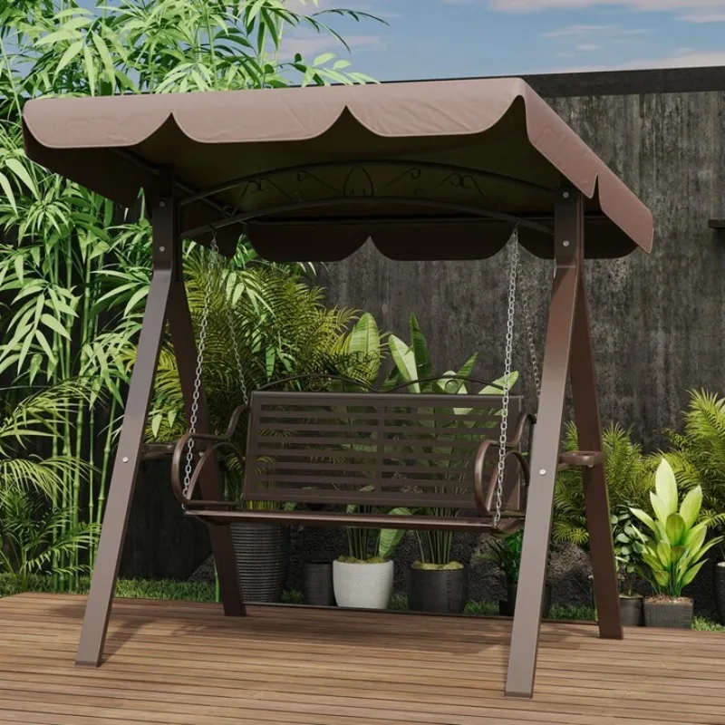 

household multi-person swing outdoor garden rocking chair villa small courtyard Internet celebrity double hanging chair
