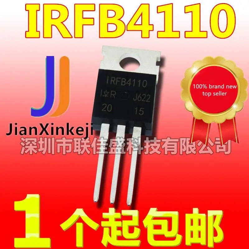 10Pcs 100% Originele Nieuwe In Voorraad IRFB4110 IRFB4110 180A 100V N-Channel Field Effect Buis-220