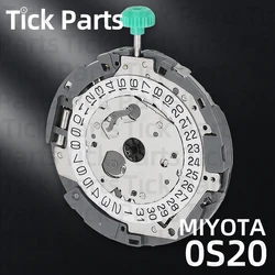Original Japan Miyota OS20 0S20 Quartz Watch Movement Chronograph Small Seconds 3-6-9 Layout High Precision Accessories