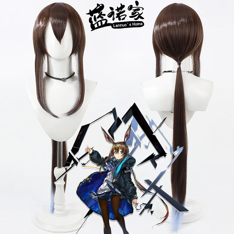 

Anime Game Character Dress Arknights Rise Ember Amiya Cos Cosplay Wig Halloween Party Prop Synthetic Hair Heat Resistant Fiber