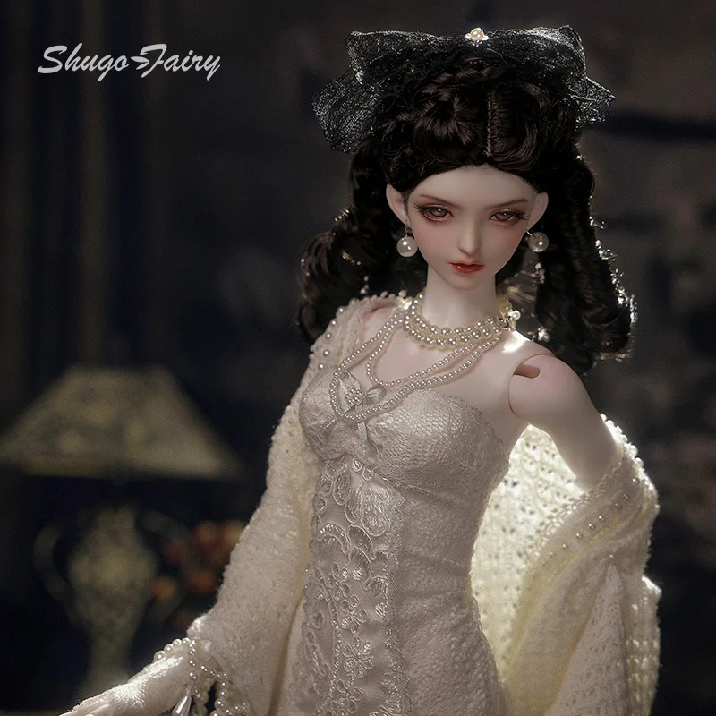 

Shugafairy Elina New BJD Doll 1/3 French Classic Ladyship Style White Vintage Fishtail Dress Collection Movable Joints Dolls