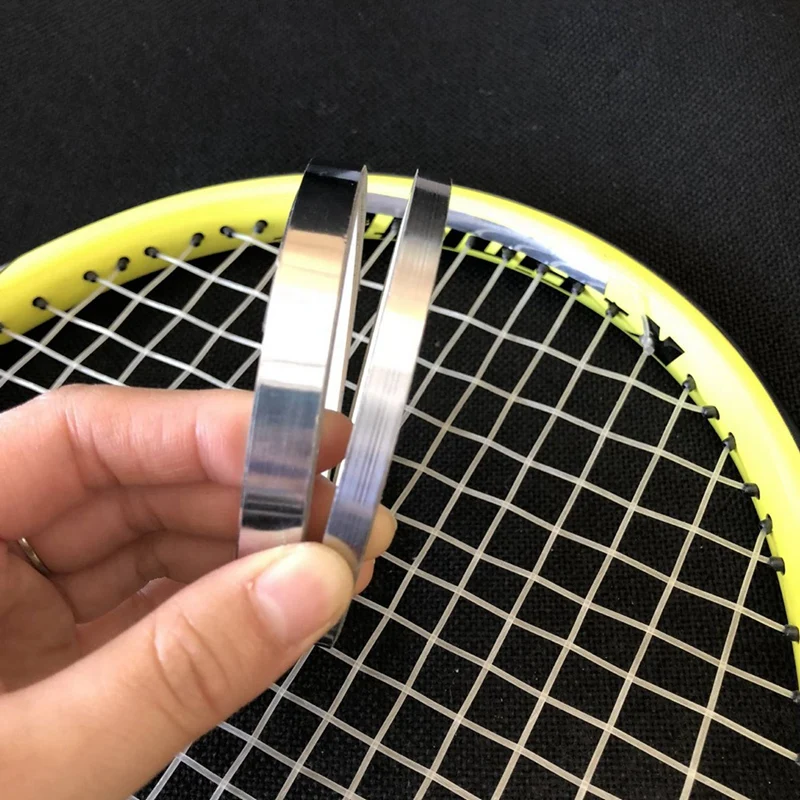 2X Tennis Racquet Lead Tape Weight Silver Self-Adhesion 4 Meter/Roll Add Weight & Power To Racquet 6.35Mm