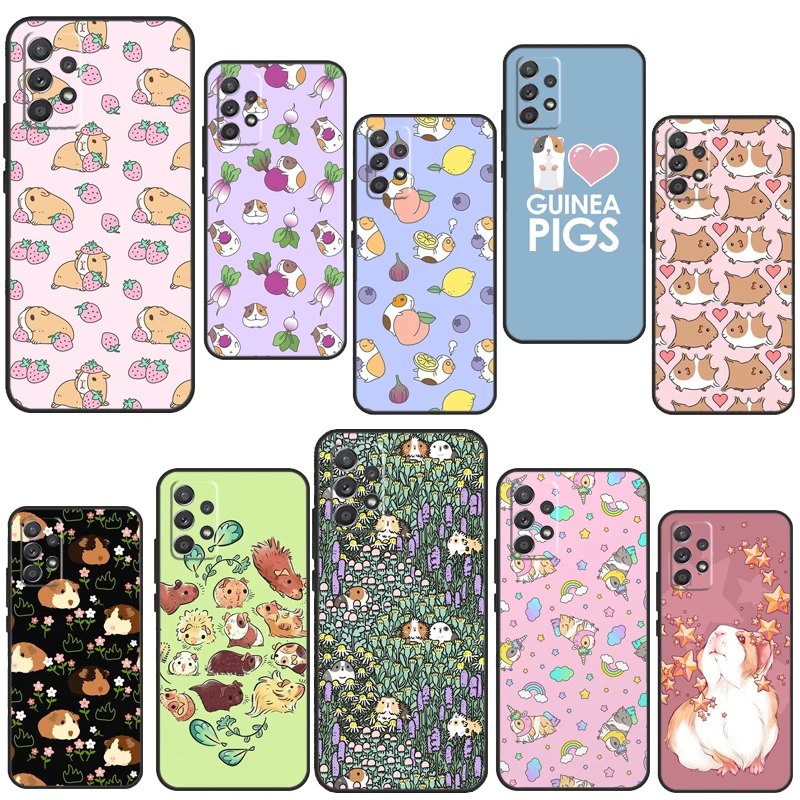 Guinea Pig Case For Samsung A54 A34 A14 A13 A23 A33 A53 A73 A51 A71 A72 A12 A22 A32 A42 A52 Back Cover