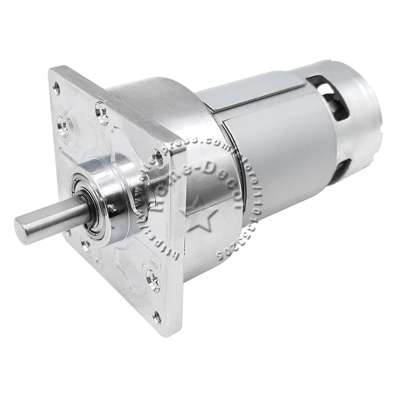 1Pcs 5rpm-500rpm DC12V/24V 60GA775 Large Torque Metal Gearbox Speed Reduction Gear Motor