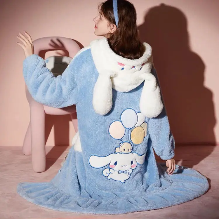 

Ins Kawaii Cinnamoroll Пижама женская лето 2022 Новинка Mymelody Kuromi с короткими рукавами Тонкий секционный милый Sanrio Домашняя одежда подарок