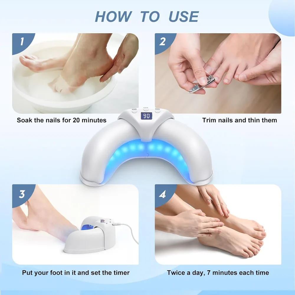 Toenail Fungal Nail Laser Treatment Repair Fast Nails Fungus Onychomycosis Repair Removes Foot Fingernail  Nail Fungus Device