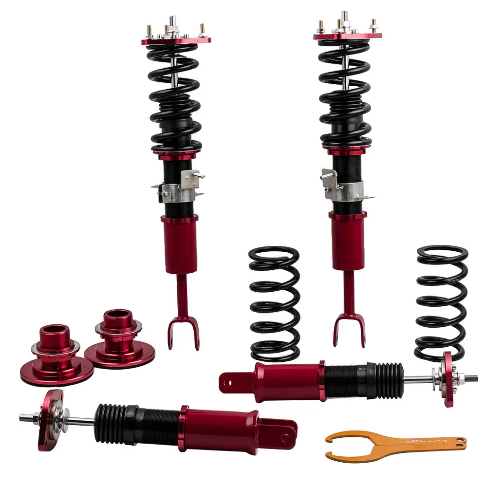 Coilovers Suspension Shocks for Nissan 350Z Z33 Coupe 2003-2008 Skyline Adjustable Coilover Shock Absorber Lowering Spring Kit