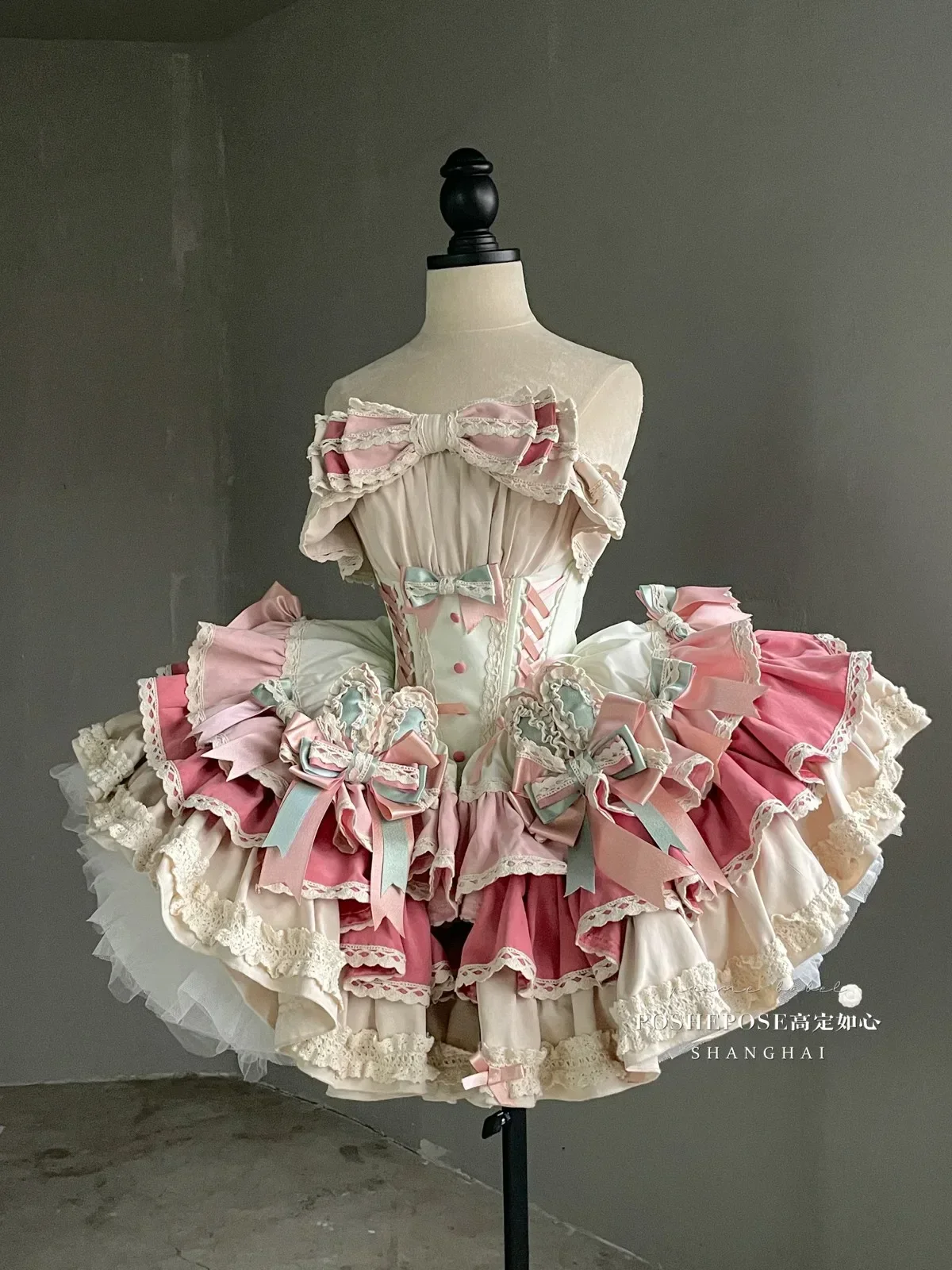 New Girls Birthday Lolita Dress 2026 Spring and Summer Women's Tube Top Satin Bowknot Slim Pettiskirt Short Mini Party Dress - Image 4