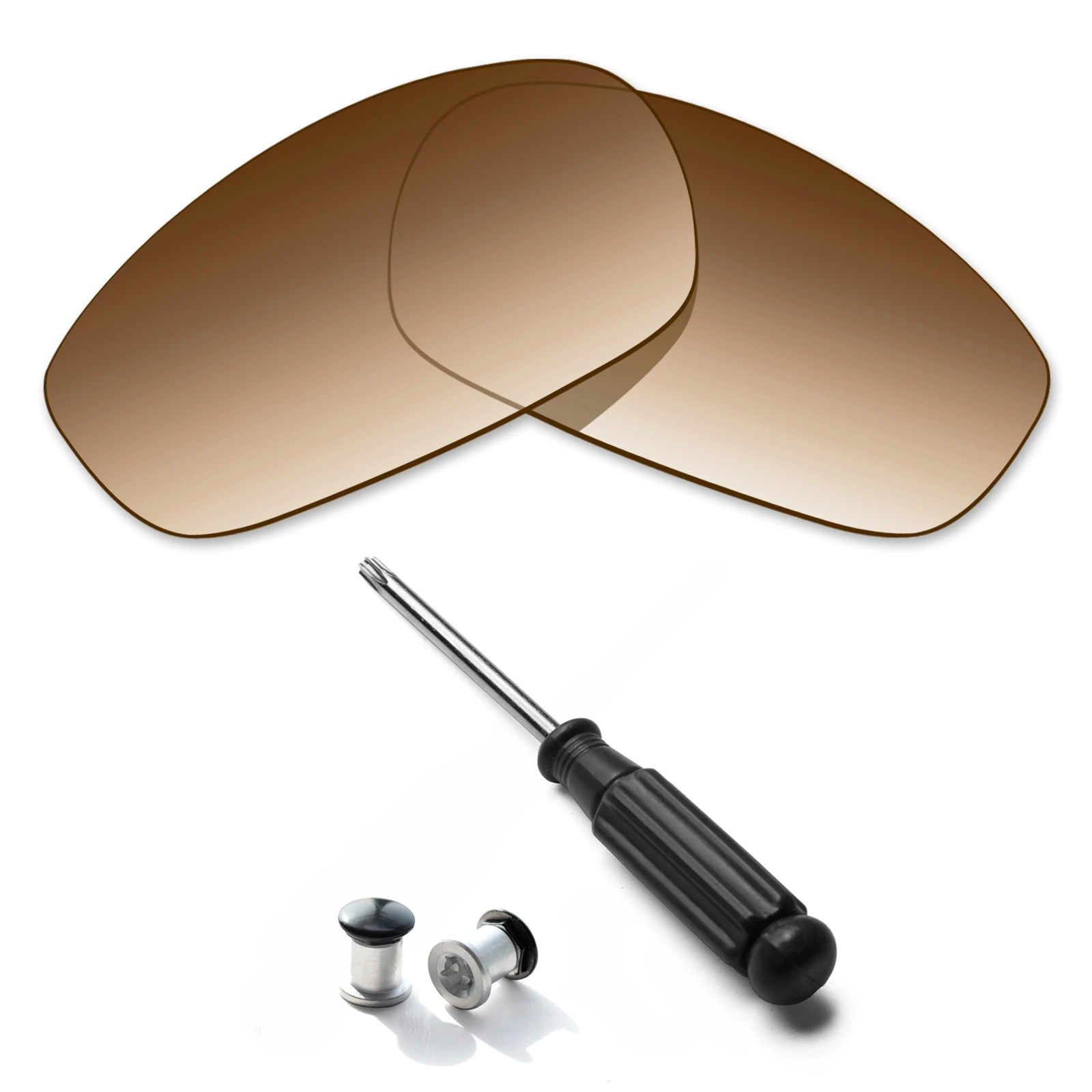 ezoptix123 Polarized /Non-Polarized Lenses & Bolt & Screwdriver-T20 Replacement for Oakley Split Jacket OO9099 - 61mm Sunglasses