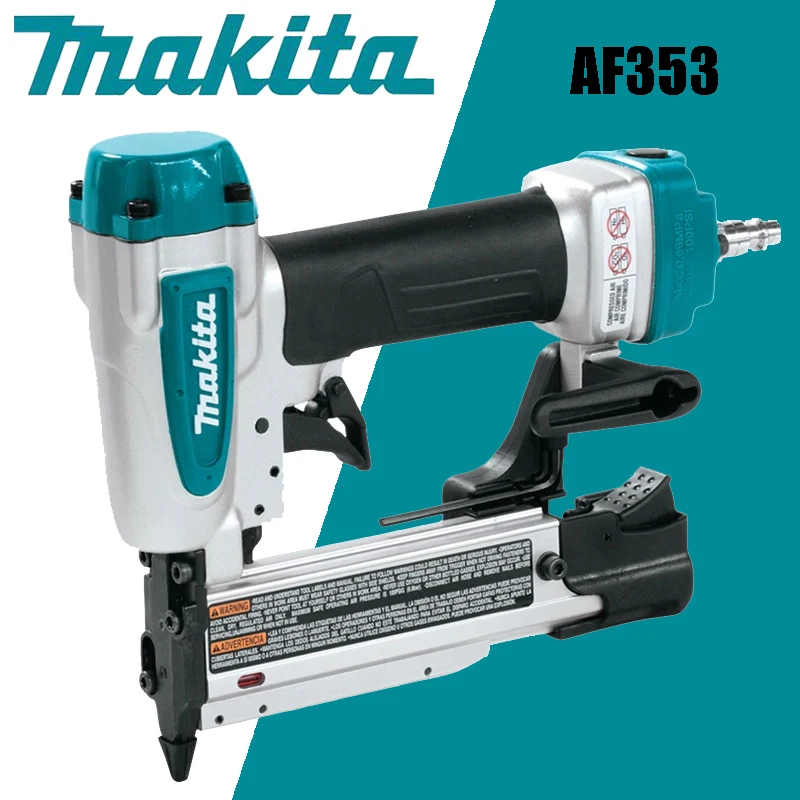 

Makita AF353 23 Gauge 1-3/8" Pin Nailer Pneumatic Shooting 15 To 35mm Straight Steel Woodworking Professional Nail Gun Tool