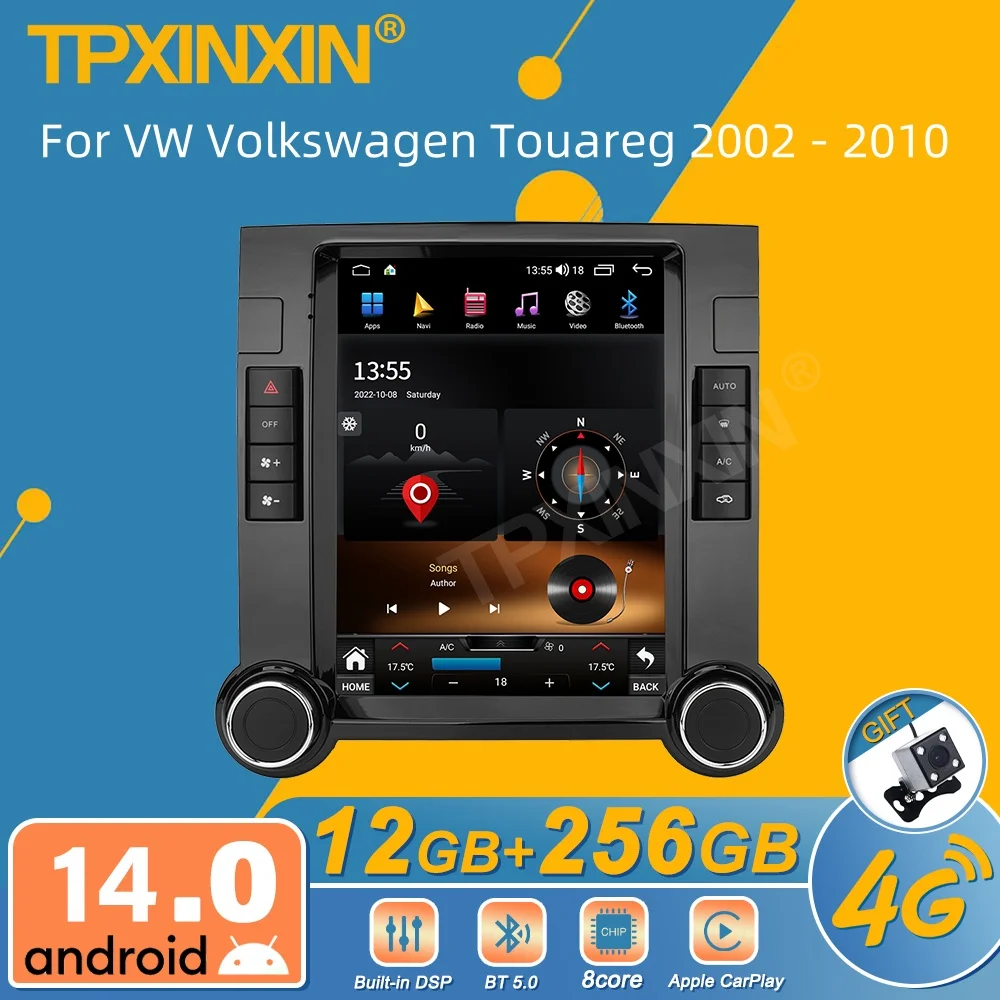 

Для VW Volkswagen Touareg 2002-2010 Android автомобильный радиоприемник мультимедийный видеоплеер беспроводной Carplay авторадио стерео GPS Navi Head