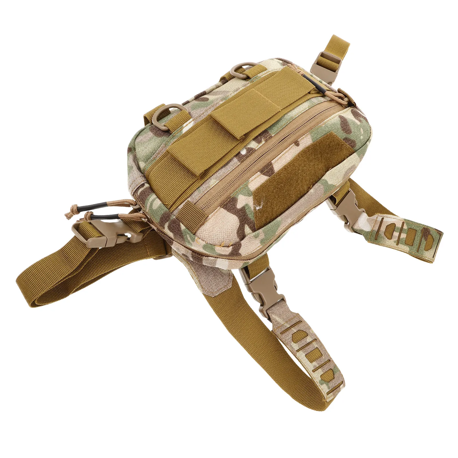 

Multifunctional Outdoor Chest Bag Chest Tool Pouch Oxford Cloth Running Hiking Fishing Vest Pouch for Men Women