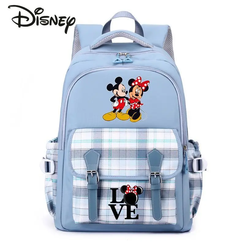 Disney 2024 New Student Backpack Fashion High Quality Women's Travel Backpack Cartoon Versatile Large Capacity Women's Backpack