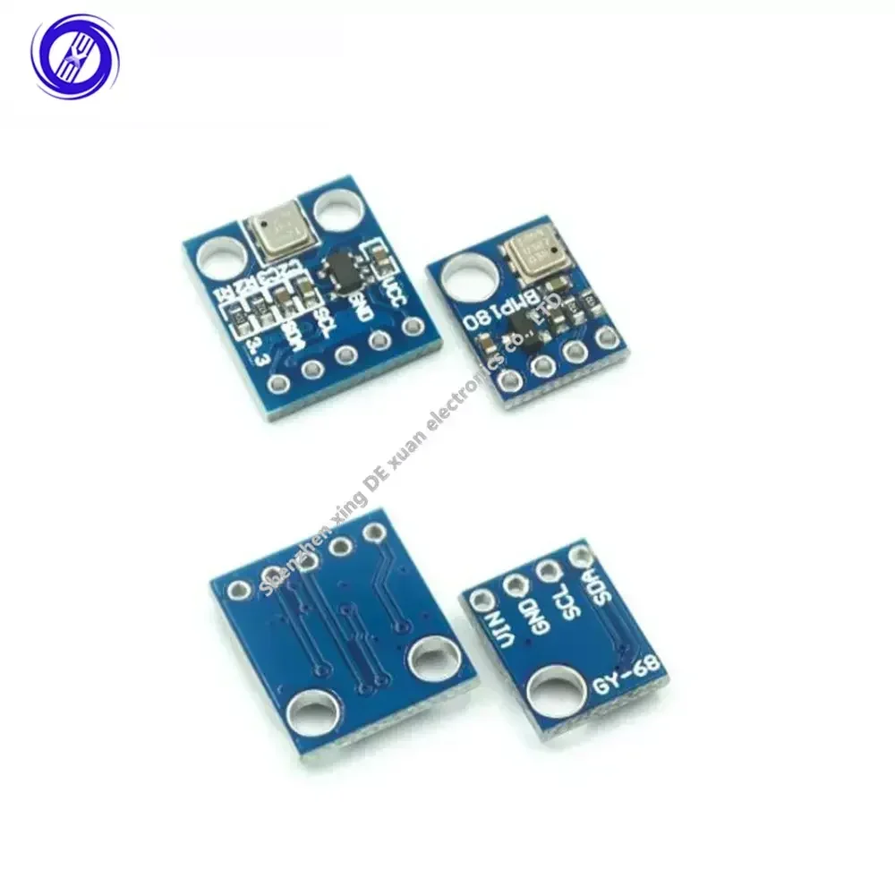 MXW 10pcs GY-68 BMP180 Digital Barometric Pressure Sensor Board Module compatible with BMP085