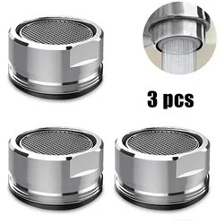 3PCS 24mm Brass  Water Saving Tap Aerator Faucet Thread Bathroom Faucet Bubbler End Diffuser Filter Faucet Accessory