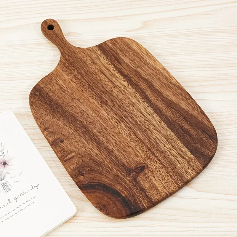 Two-sided Chopping Block Bamboo Maked Fruit Cooked Food Classification Chopping Double Sided Board Household Irregular Shape