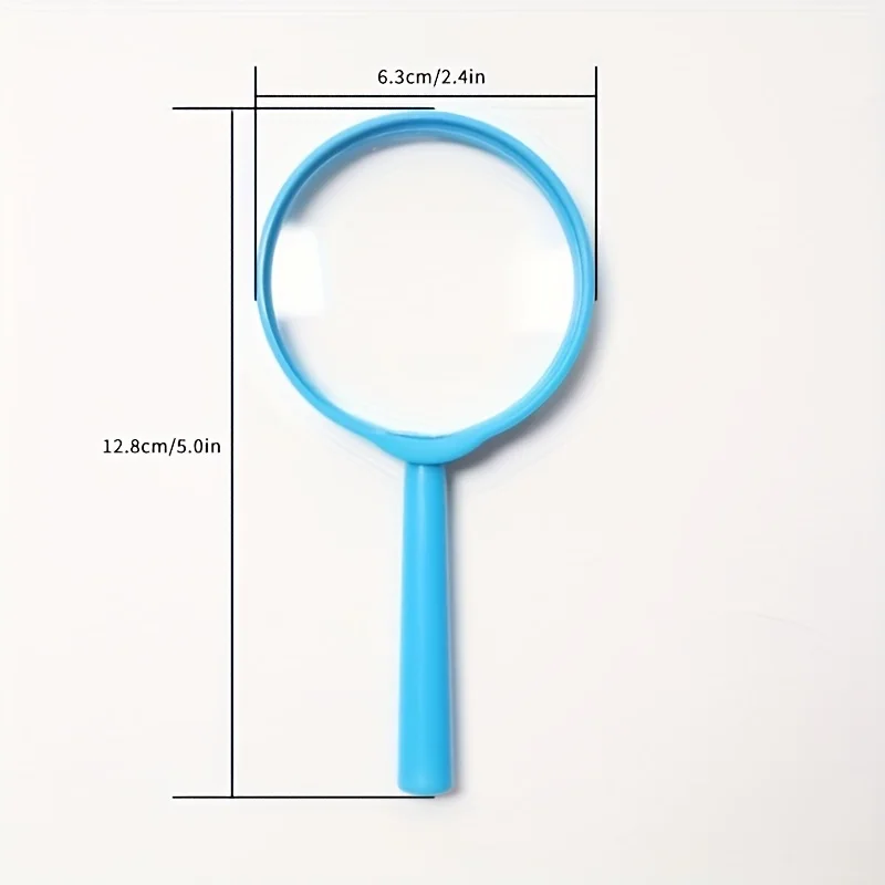 5pcs lupas portáteis coloridas versáteis para experimentos científicos, exploração ao ar livre, atividades educacionais