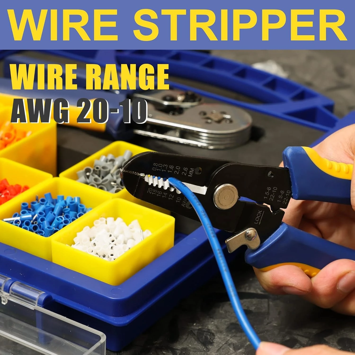 8-teiliges Crimpwerkzeug-Set – Ratschendraht-Crimpwerkzeug zum Schrumpfen, isoliertes Nylon, nicht isoliert, ferrule Drahtende, kostenloser Versand
