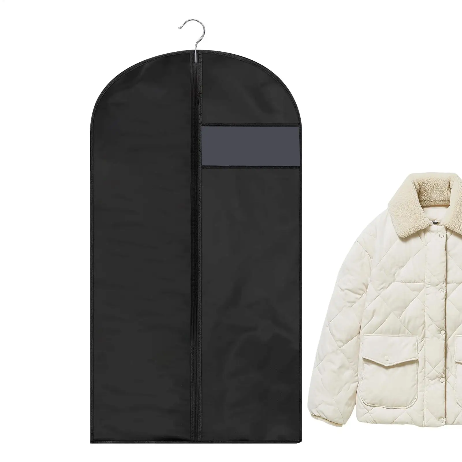 Clothing dust cover garment bag Suit Storage Bag Closet Coat Storage Organizer for Home Weekend Moving Packing Gowns Coats
