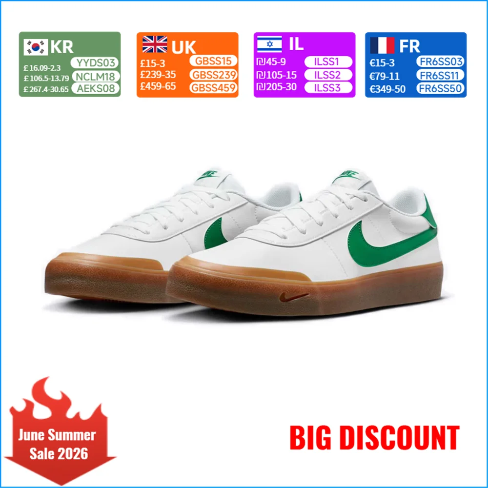 

Nike COURT SHOT Low-Top Fashionable, Comfortable, Non-Slip, Durable Skate Shoes for Men (Sports & Casual) FQ8146-109