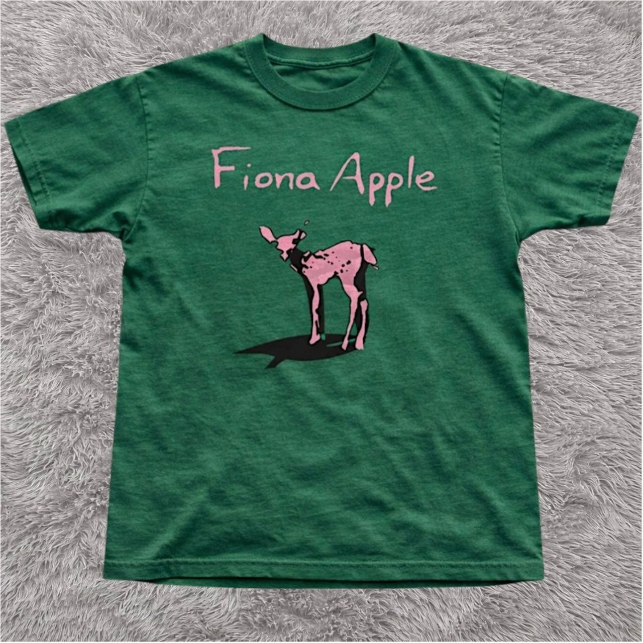 Men's Summer Vintage Fiona Apple  T-Shirt Cotton and Breathable Tee Men's Round Neck Streetwear Oversized Short Sleeve