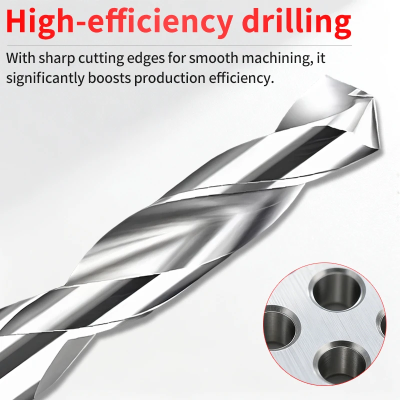ZUANTONG Carbide Drill Bits D8.0-14.9mm 40mm-Long Hard Metal Drills Tungsten Steel Twist Bit For Metalworking CNC Drilling Tool
