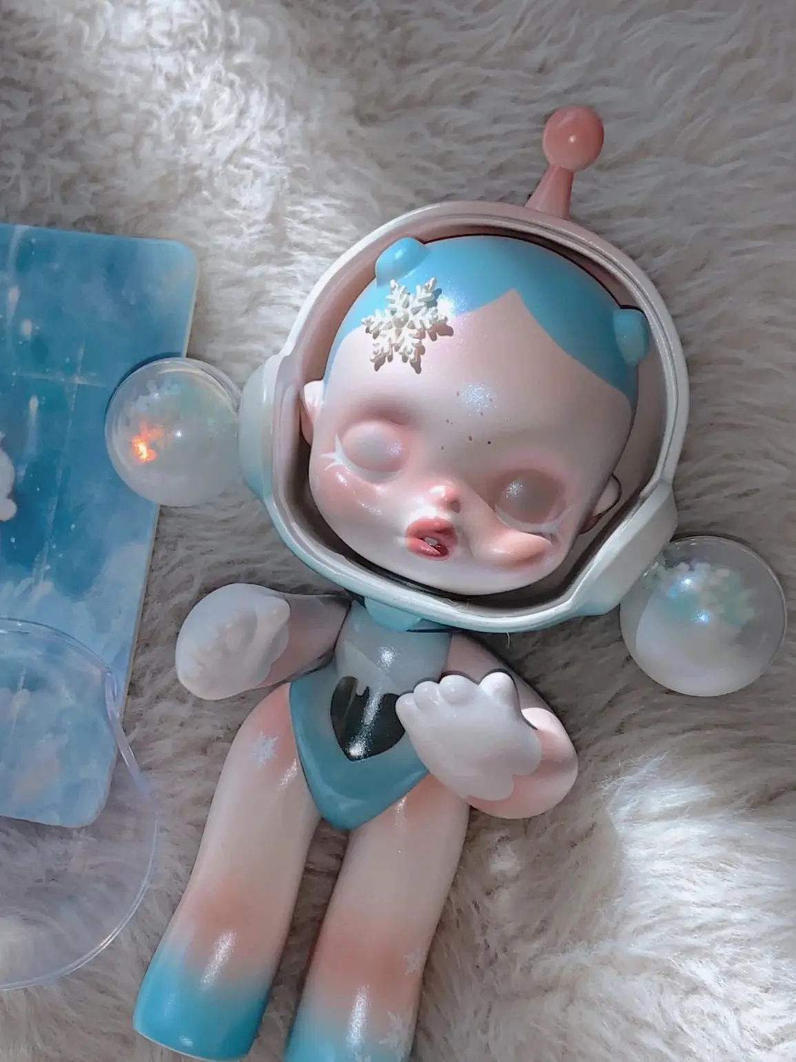 SkullPanda SP Bright Snow Baby Doll Action Figures Limited Edition Surprise Gift Box BJD Doll Joint Body Toy Girl Gift