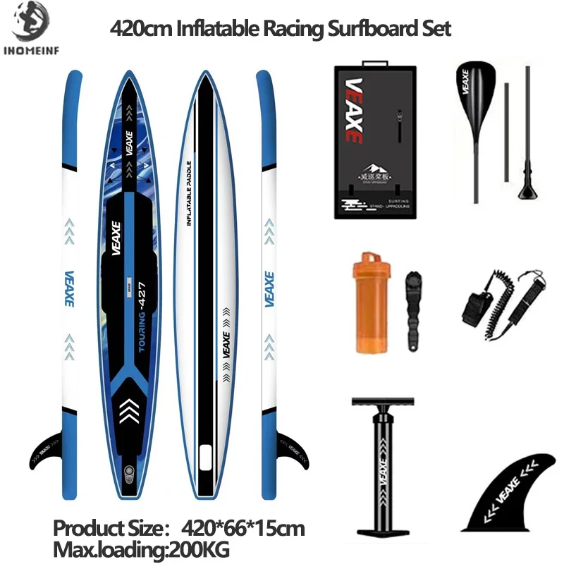 

New 4.2m Ultra-Light SUP for All Skill Levels Non-Slip Inflatable Stand Up Paddle Boards for Adults & Youth of All Skill Levels