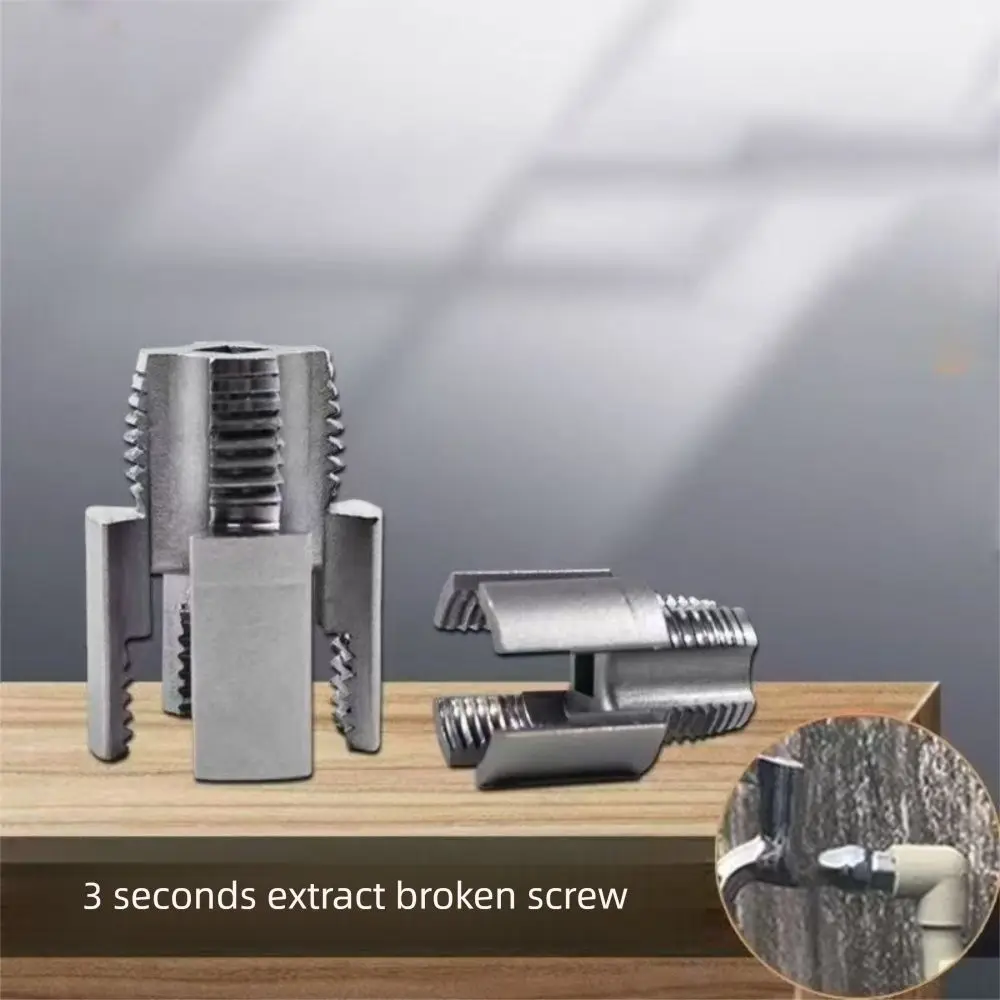 

Screw Extractor Multifunctional Easy Removal Damaged Water Valve Removal Tool for Sink Water Faucet Valve Washing Basin Corner