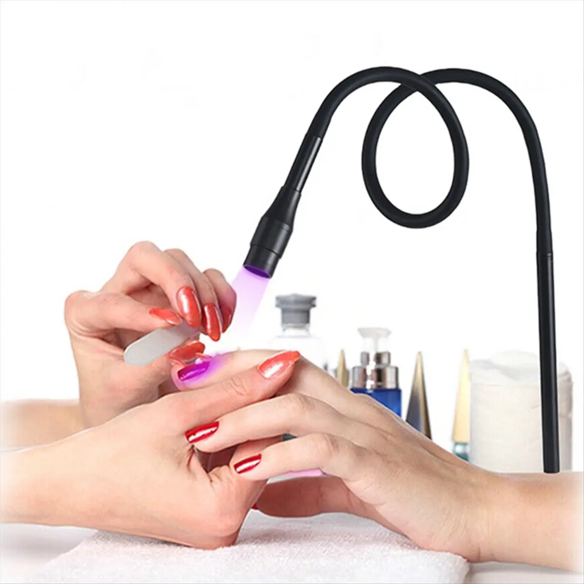 Promotion!UV Ultraviolet LED Glue Curing Light Beauty Eyelash Manicure False Eyelashes Grafting Foot Step Switch Floor Lamp US