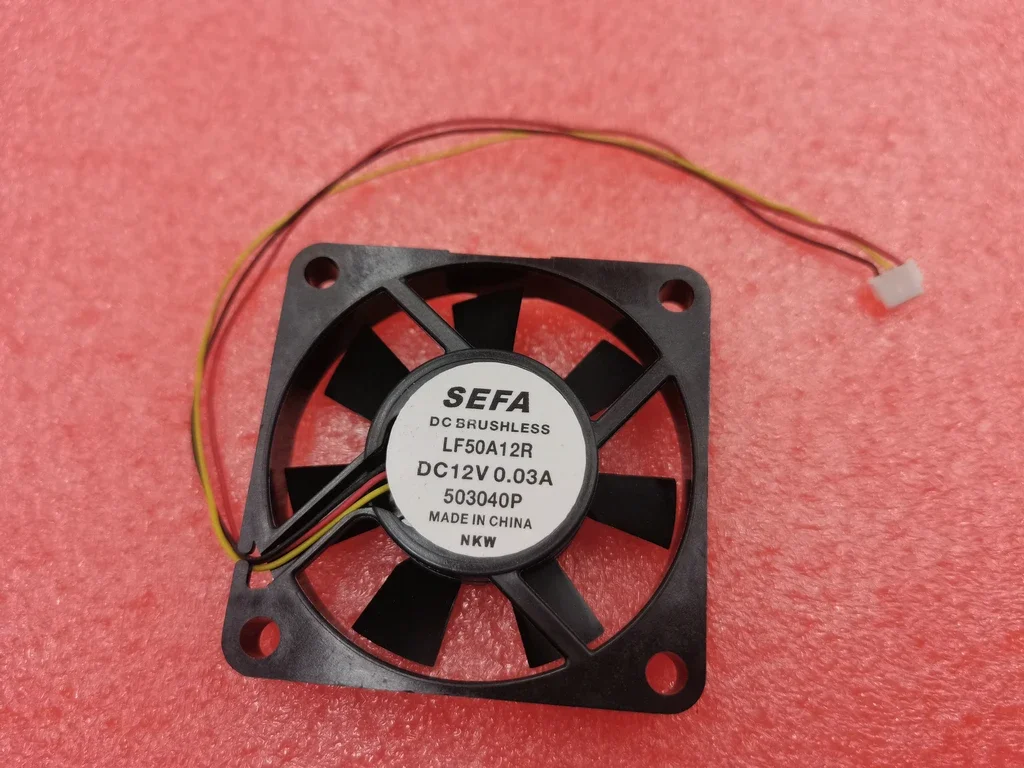 

NEW FAN FOR SEPA MFB50A-12A Server - Square Fan 50x50x10mm DC 12V 0.09A 3-wire silent cooling fan