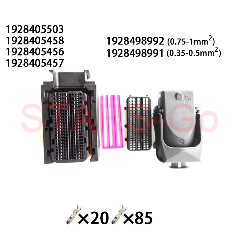 1SET BOS*CH 1928405455 1928405503 1928405458 1928405456 1928405457 1928498992 105Pin Engine Computer Board Connector ECU Plug