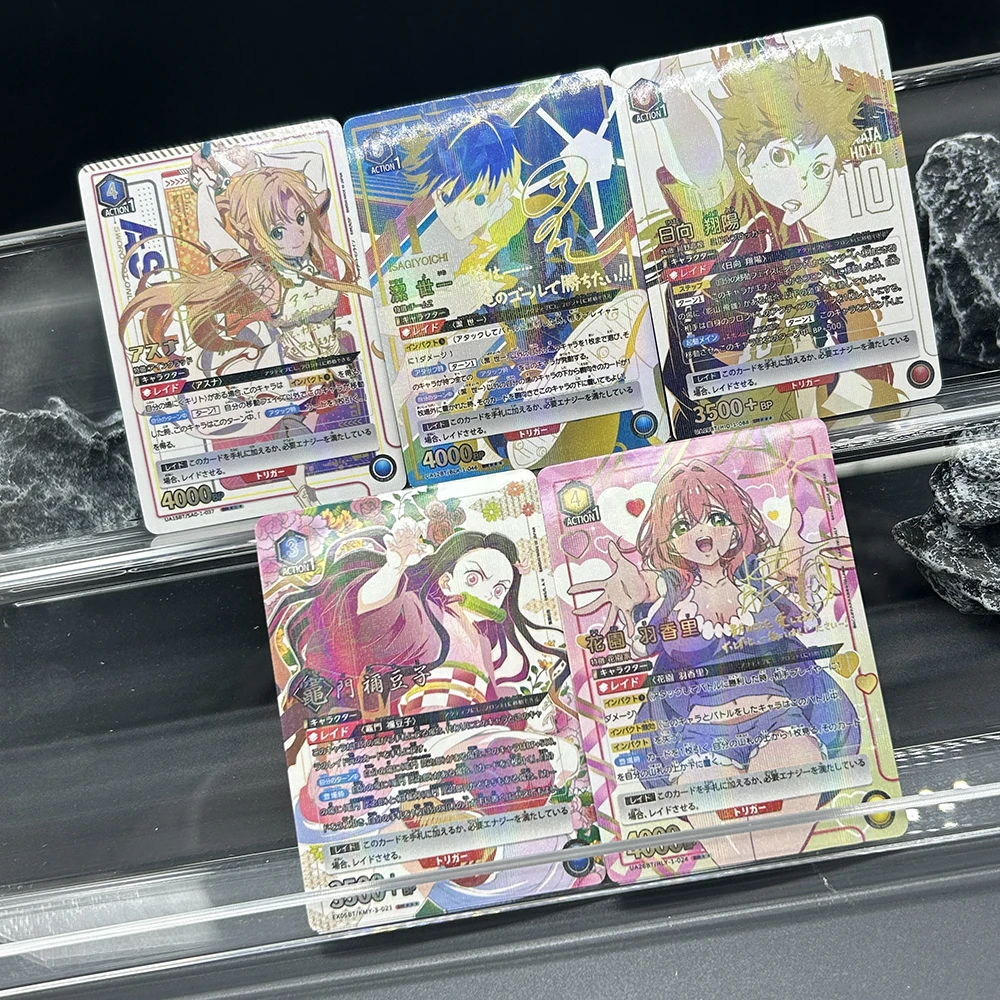 1 قطعة/5 قطعة بطاقة جمع أنيمي الاتحاد الساحة بطاقة النسخة اليابانية لعبة بليتش برمجة كوروساكي SR ستار الشاش بطاقة فلاش الهدايا
