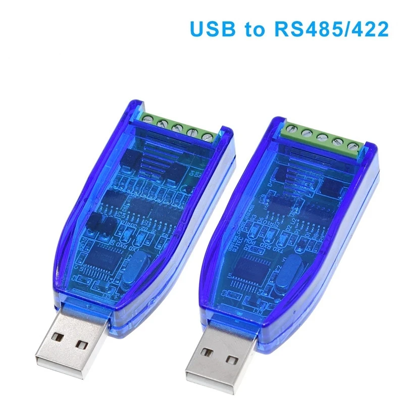 Industrial grade usb to rs485 rs232 communication module two-way half-duplex serial port line converter TVS protection