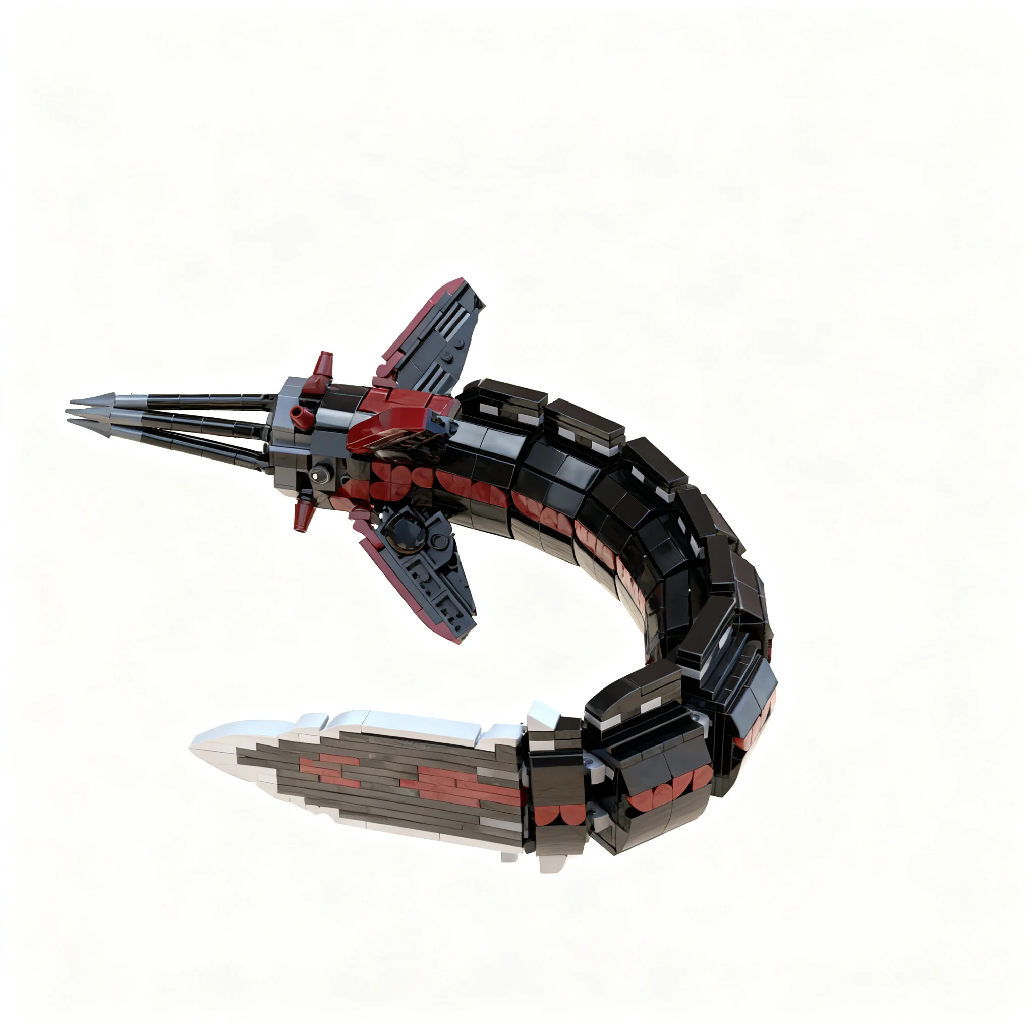 787pcs MOC Needler Mango - Subnautica 2 Spring-Loaded Model Building Blocks Architecture Toy Christmas Gifts Art Collection