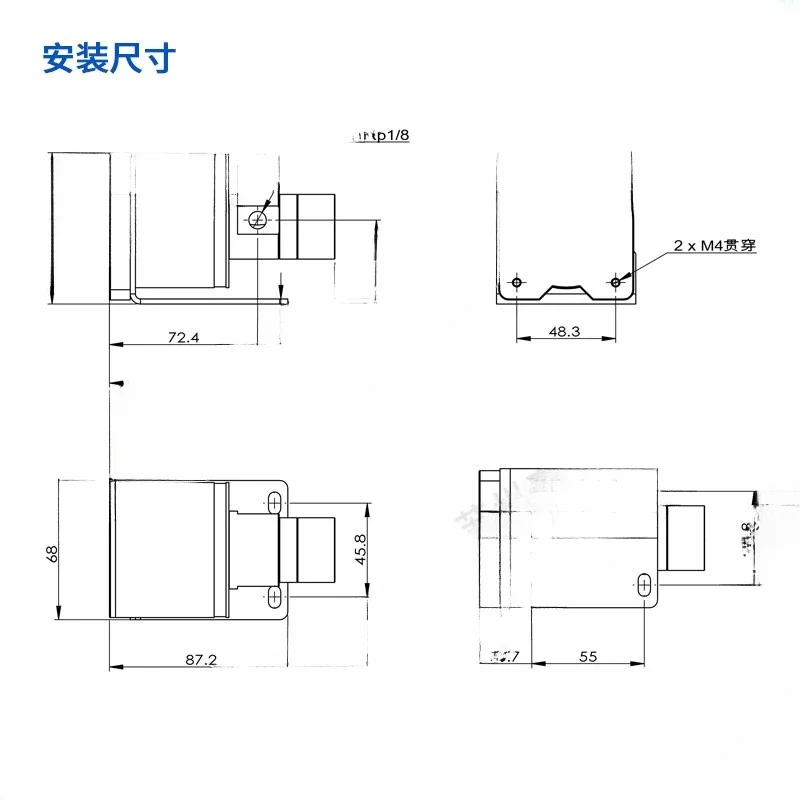 0.6CC wear-resistant magnetic drive filling machine metering pump, ceramic machine inking pump