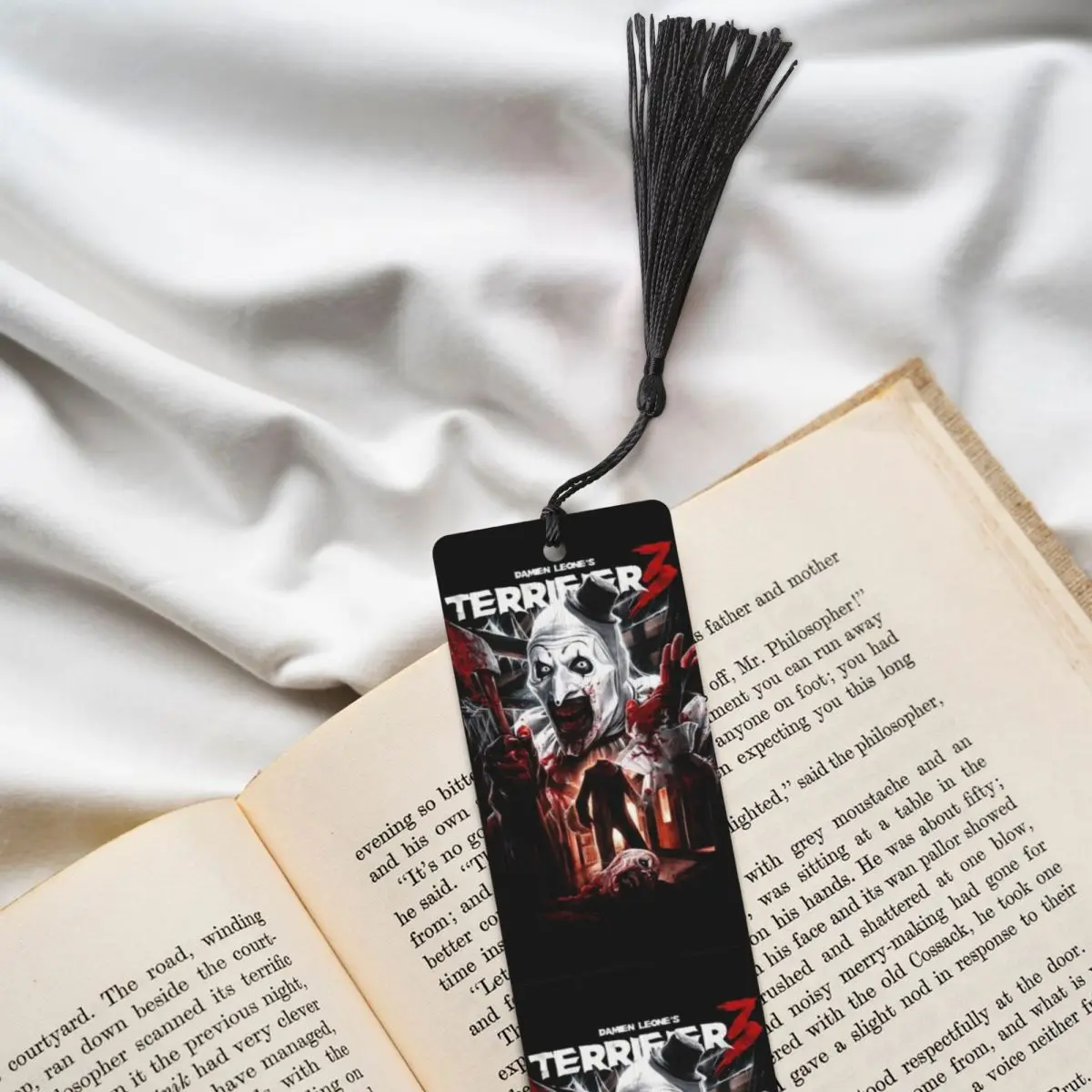 T-Terrifiers Bookmark For Books Stationery Cute Scary Horror Movie Book Accessory Perfect Book Lover Gifts Book Mark