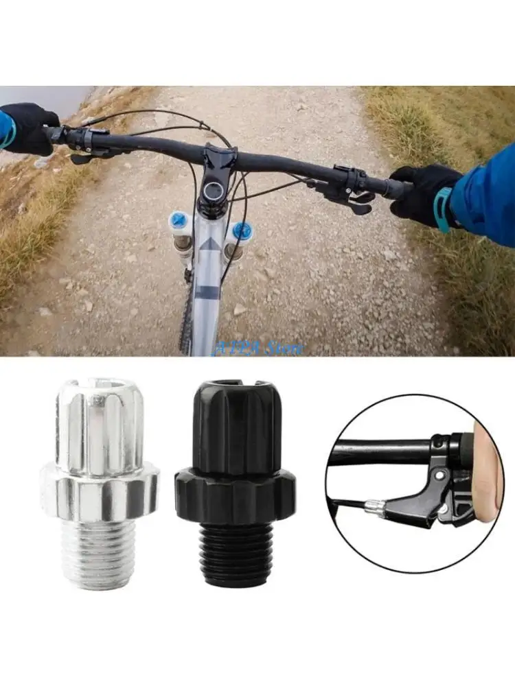 U13C 5pcs Road Bike Brake Lever Nut Screw Adjustment Aluminum Alloy 10mm Thread Bicycles Brake Lever Screws Bolts Accessories