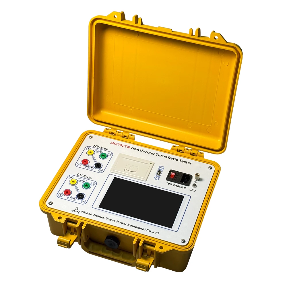 Neutral Point Touch Screen Transformer Turns Ratio Tester With PT CT Z-type Transformer Ratio Group Polarity Testing Function