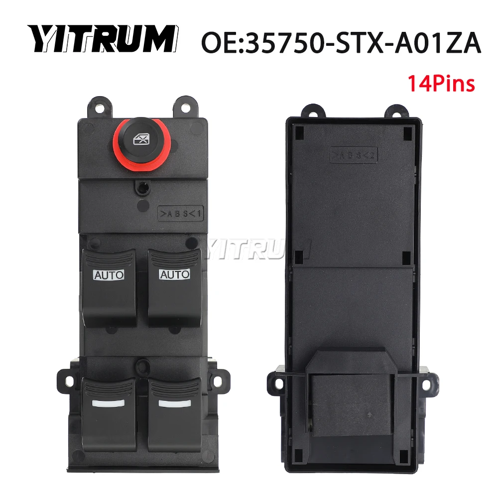 

YITRUM 35750-STX-A01ZA 35750-STX-A01 35750STXA01 Power Window Switch For Honda Acura MDX 2007 2008 2009 2010 2011 2012 2013