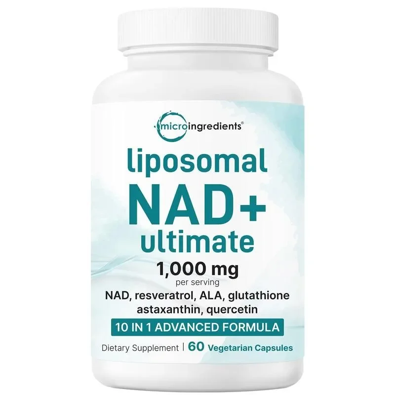 

Liposomal NAD - Contains Resveratrol, Glutathione and Astaxanthin To Fight Aging, Boost Energy and Promote Brain Development