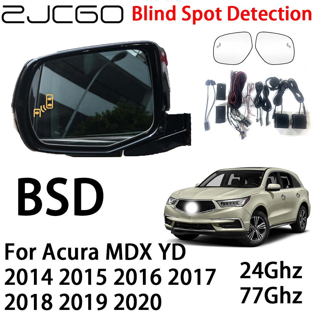 

ZJCGO Car BSD Radar Warning System Blind Spot Detection Safety Driving Alert for Acura MDX YD 2014 2015 2016 2017 2018 2019 2020