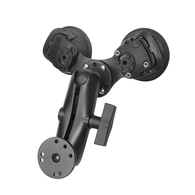 3-Cup Triple Suction Mount for Car/Window/Boat/Vehicle/Glass W/Strong Vacuum Adsorption L/ock, 360 Degree Rotation