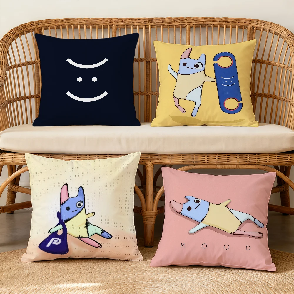 B-BadS B-BuddyS Cushion Cover Square Decorative Throw Pillow Case Sofa Bed Living Room Anniversary Gifts