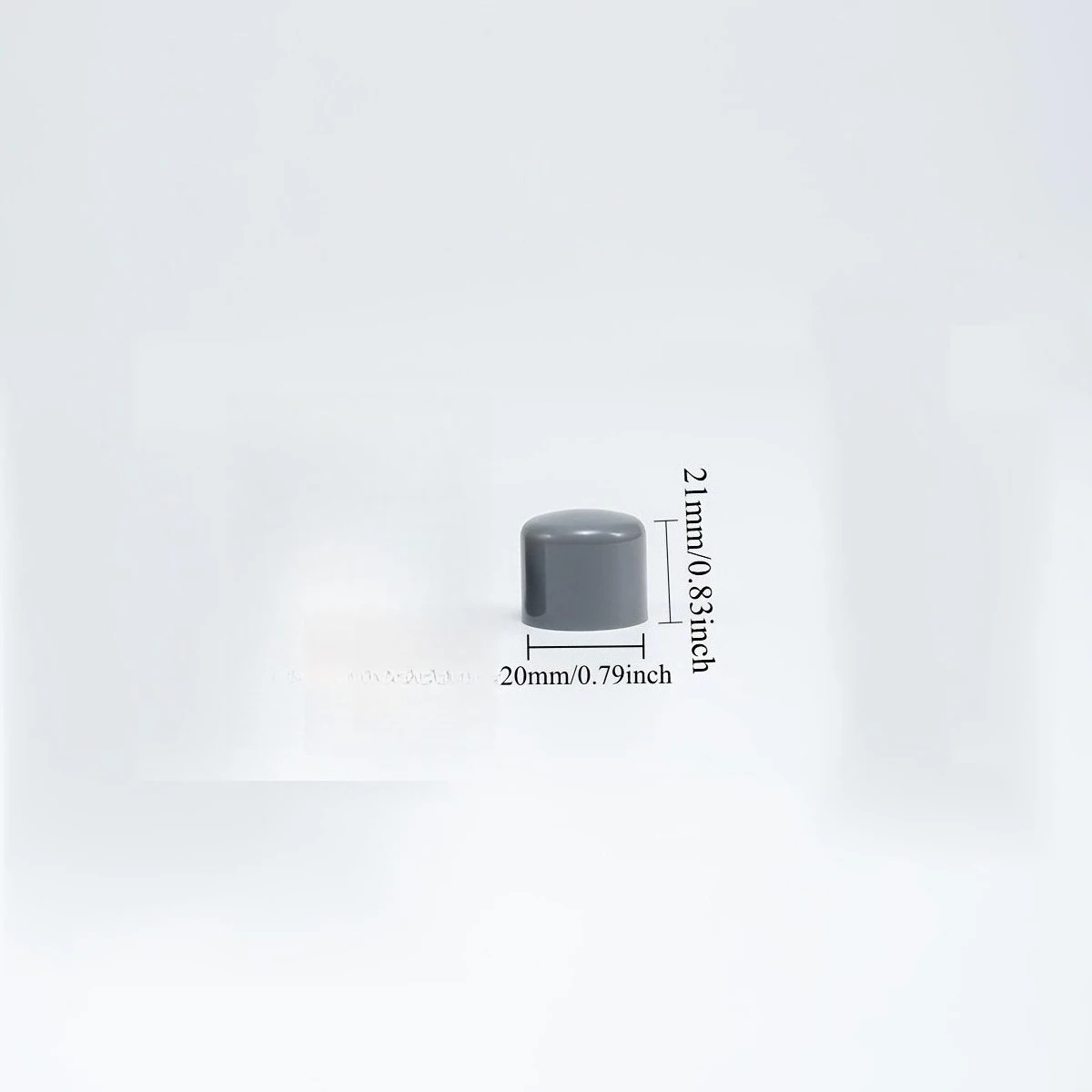 5pcs Heavy-Duty 20mm PVC Pipe End Caps -for Plumbing, Irrigation - For PVC Pipes, Agricultural, And Industrial Projects