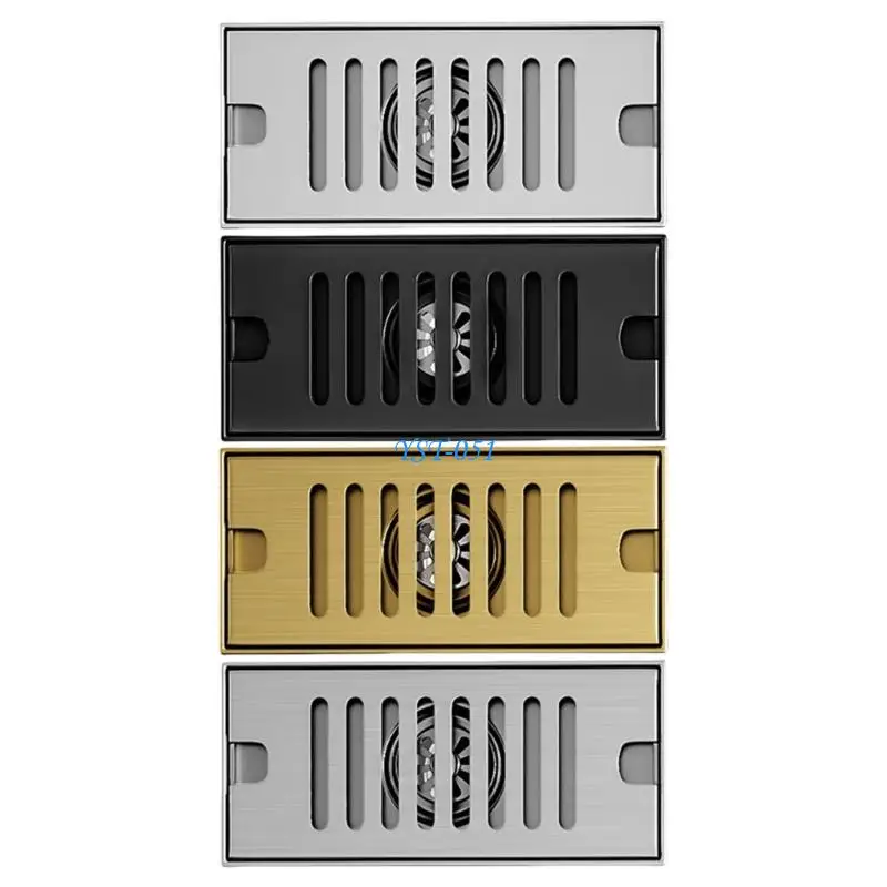 E15A Multipurpose Rectangular Shower Drain With Enhances Water Flows Designs