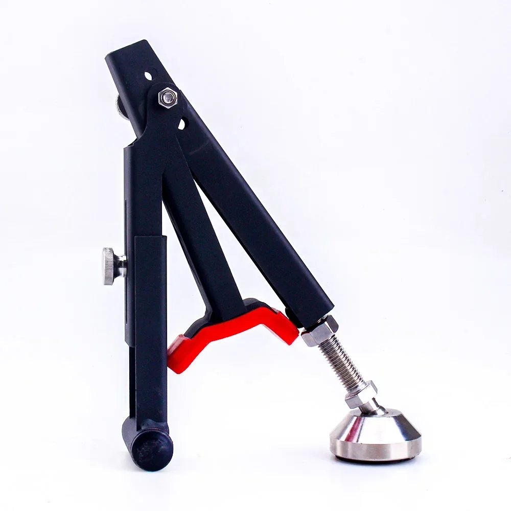 Upgrade Foldable Motorcycle Rear Wheel Stand Jack Lift Portable Motorcycle Lift Stand with Handle Easy to Use Universal for Dirt image 4