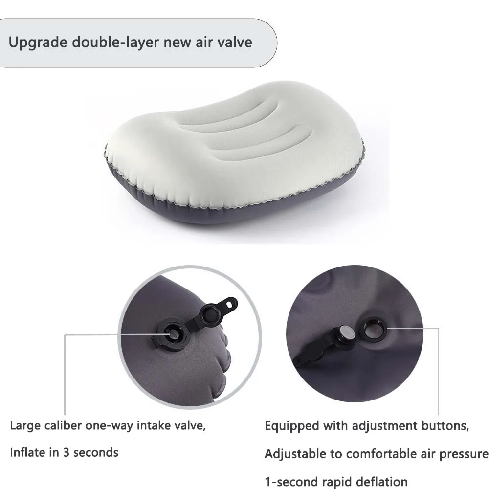 TARKA Inflatable Pillow Outdoor Compressible Folding Air Cushion For Hiking Climbing Tourism Sleeping Gear Camping Equipment image 2