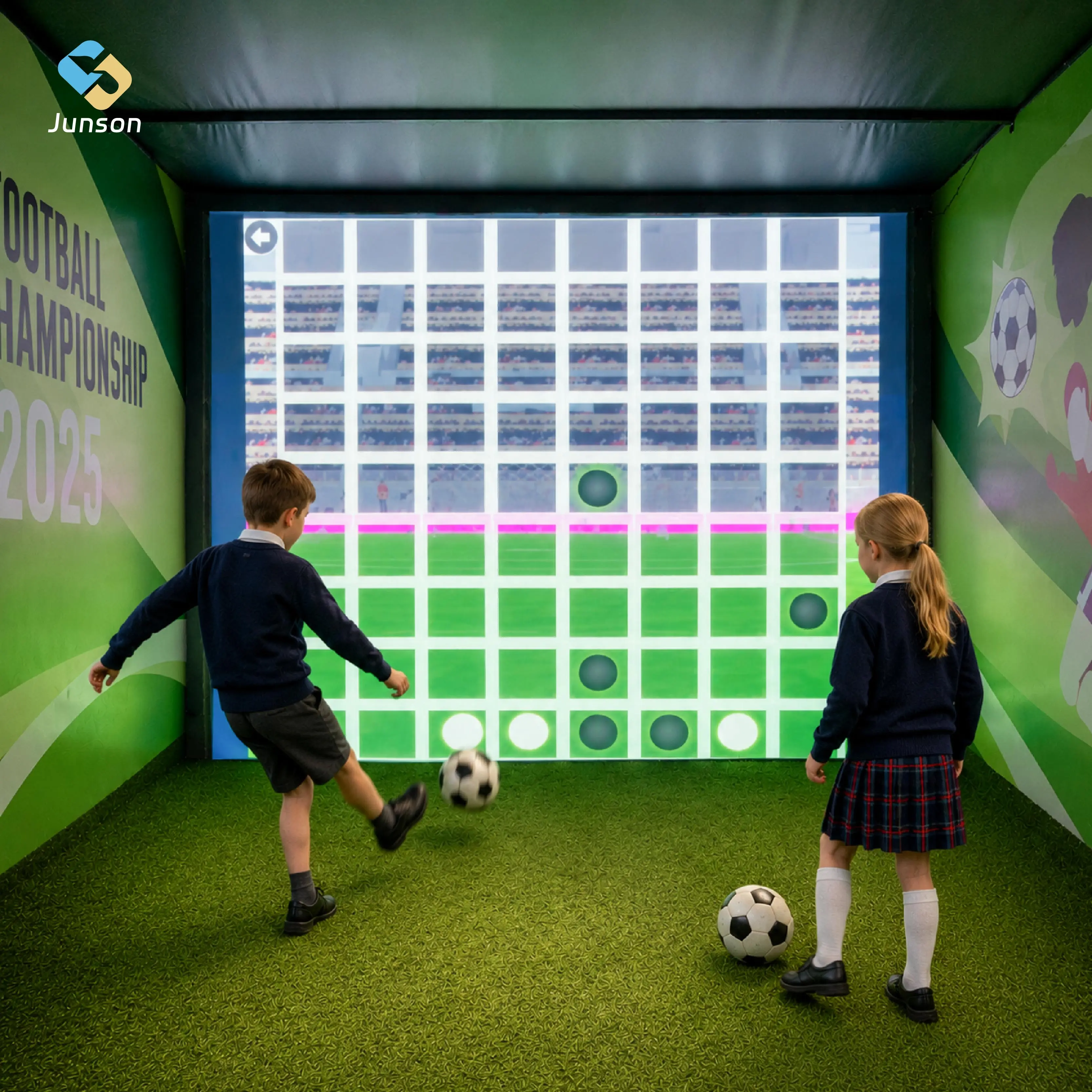 Factory Direct AR Football Game Machine, Indoor Interactive Simulator, Bulk Supply for Amusement Park & Sports Hall